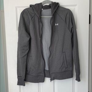 Women’s Under Armour Charcoal Full-Zip Hoodie L